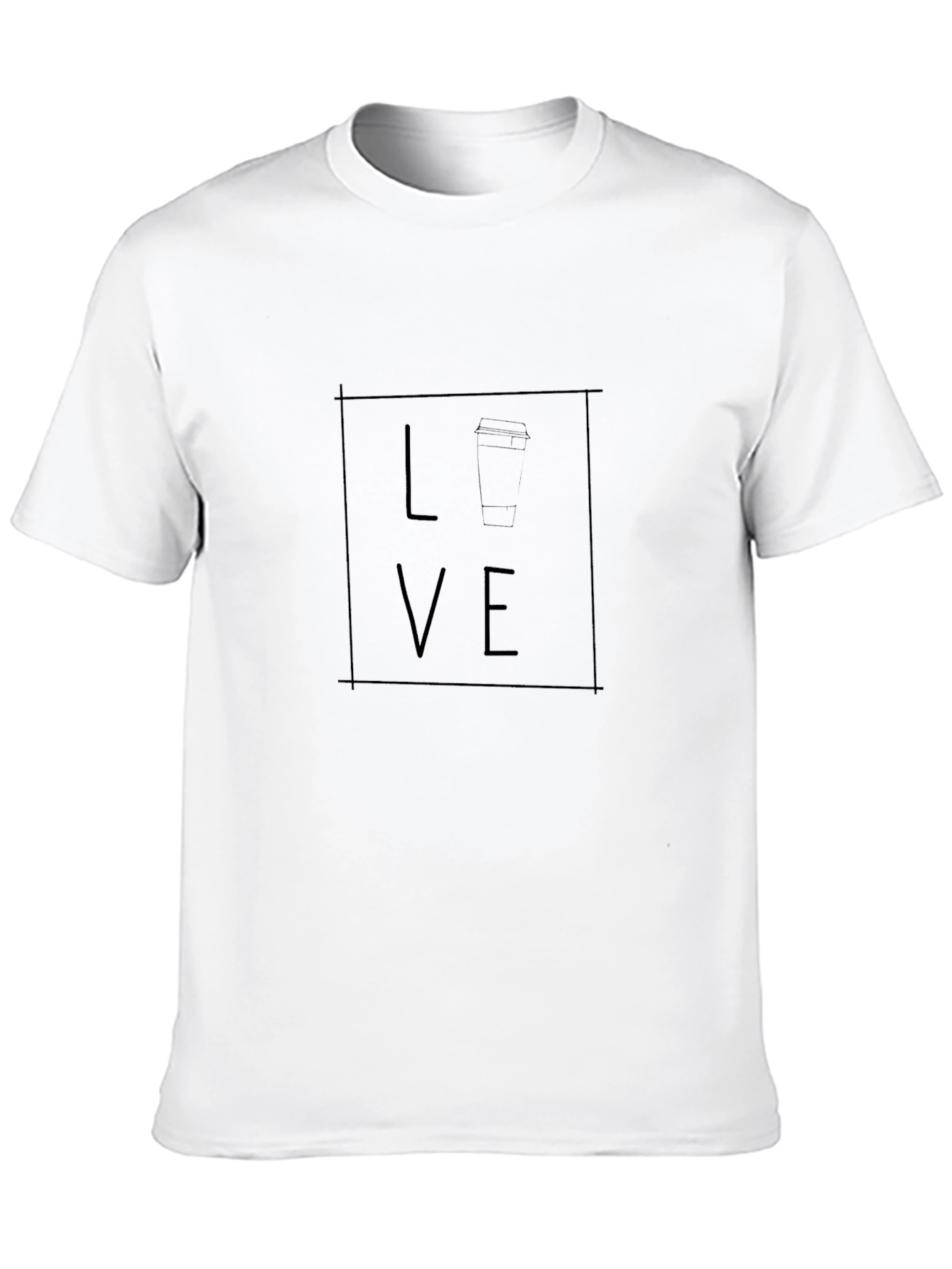 Love Coffee Black Tee Shirt