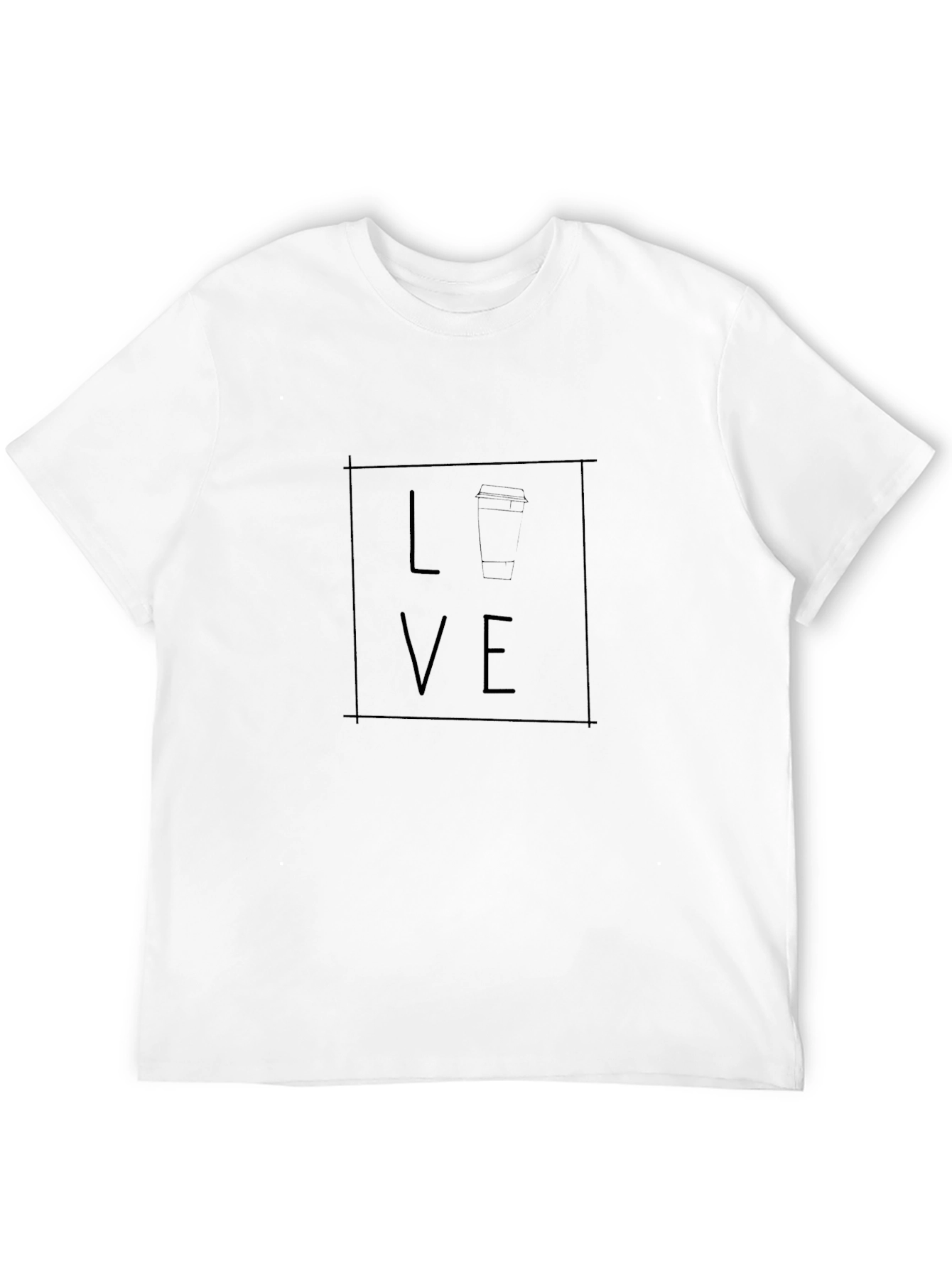 Love Coffee Black Tee Shirt