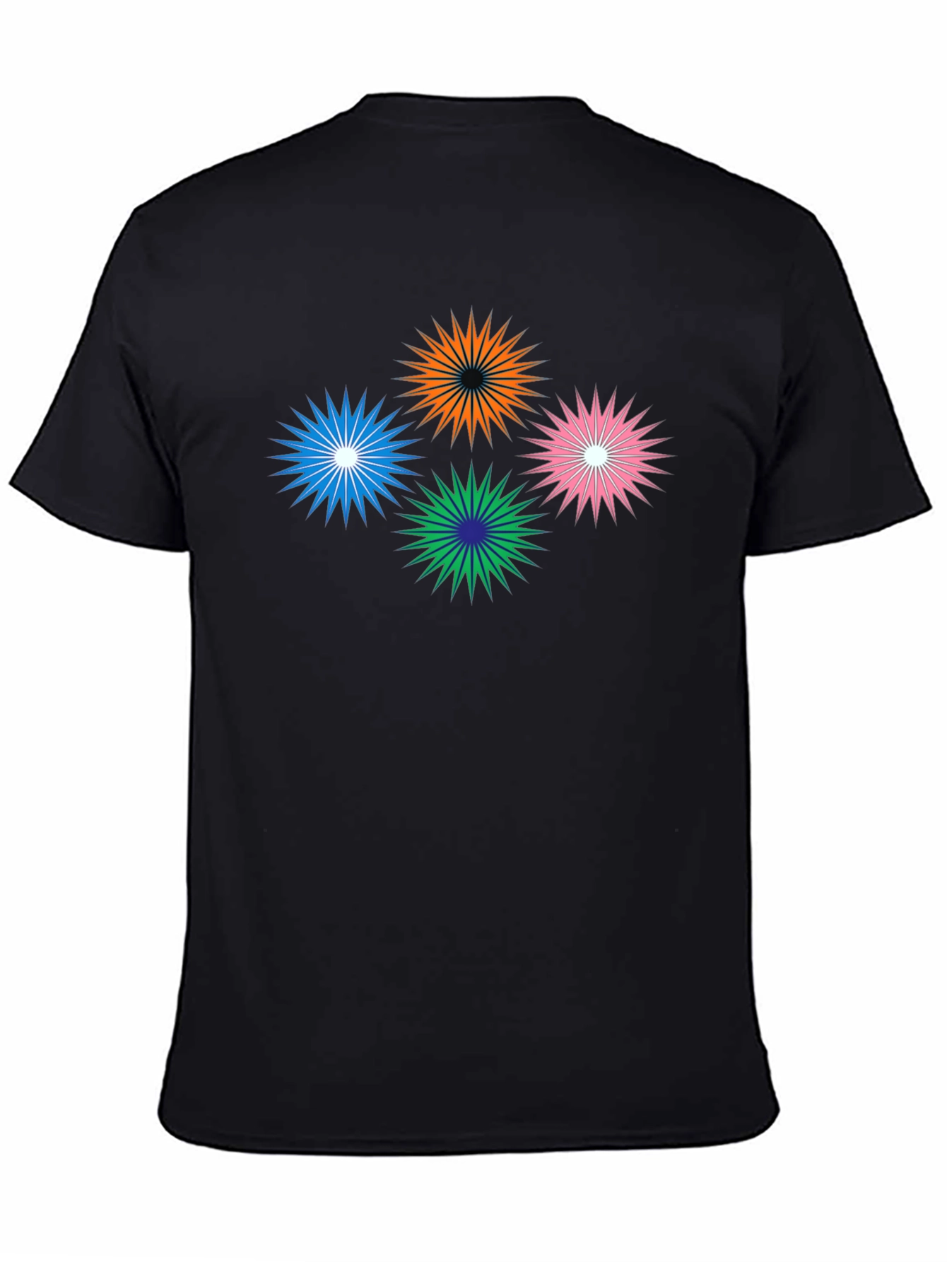 Starburst Graphic Black T-Shirt