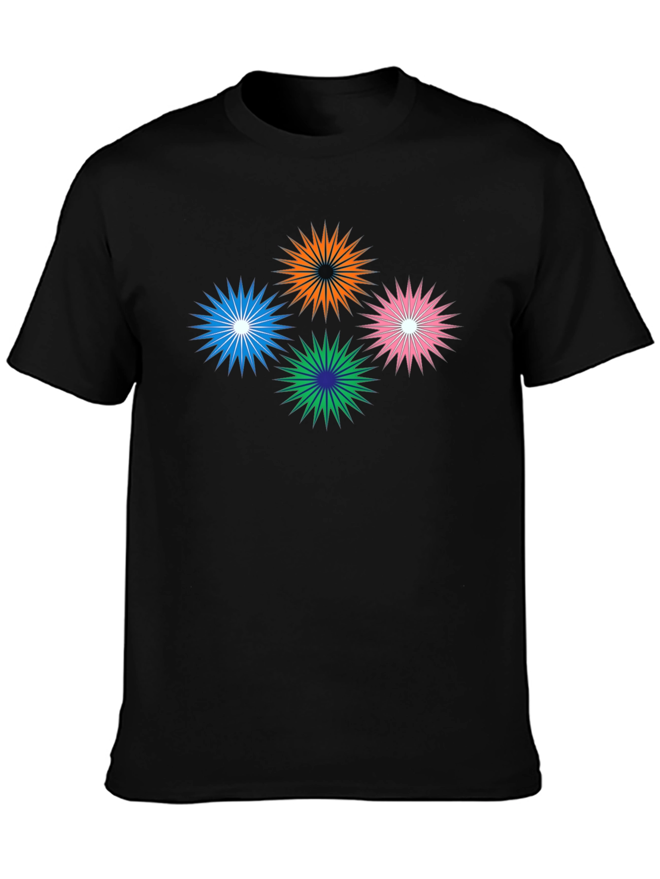 Starburst Graphic Black T-Shirt