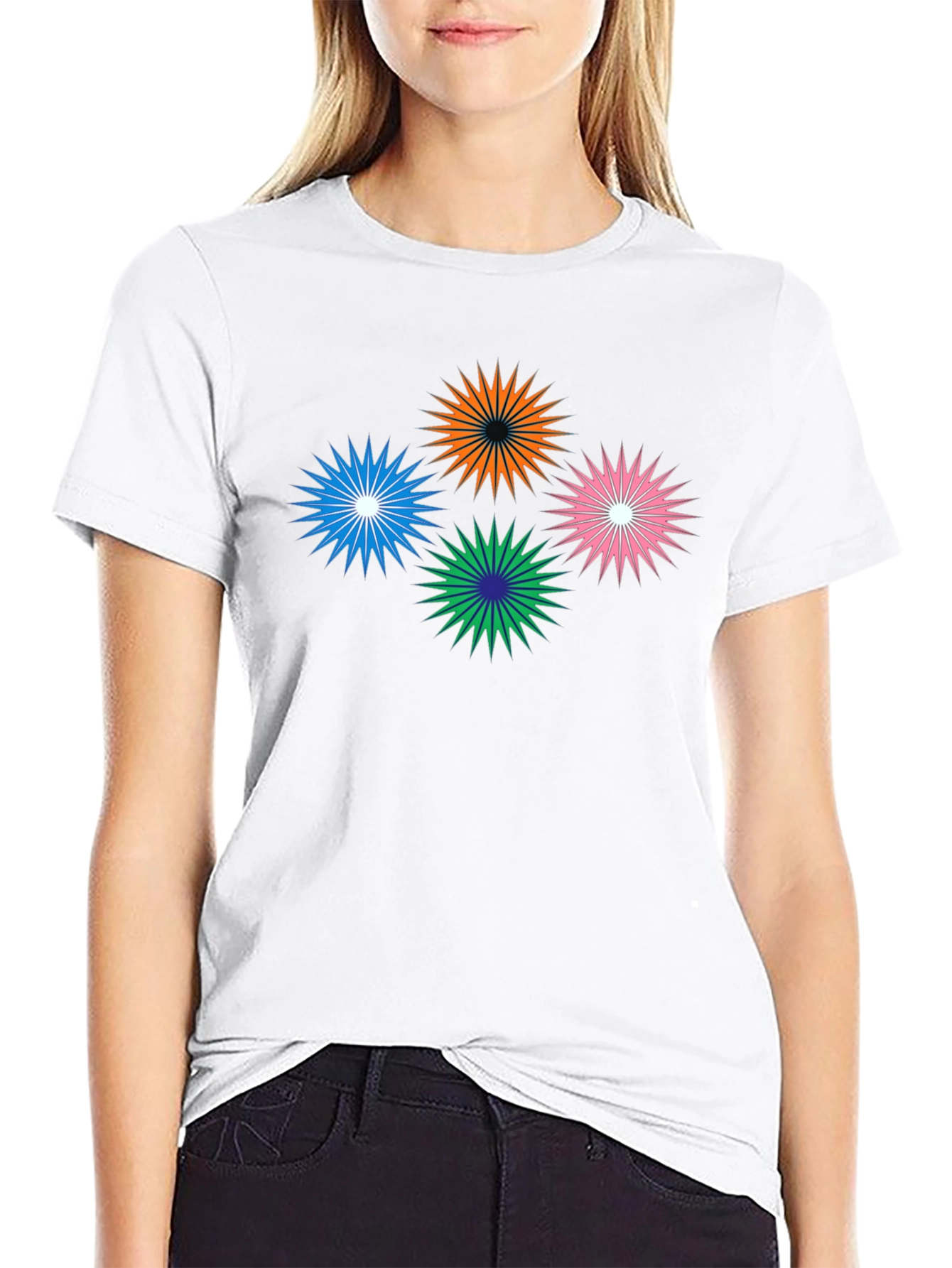 Starburst Graphic Black T-Shirt
