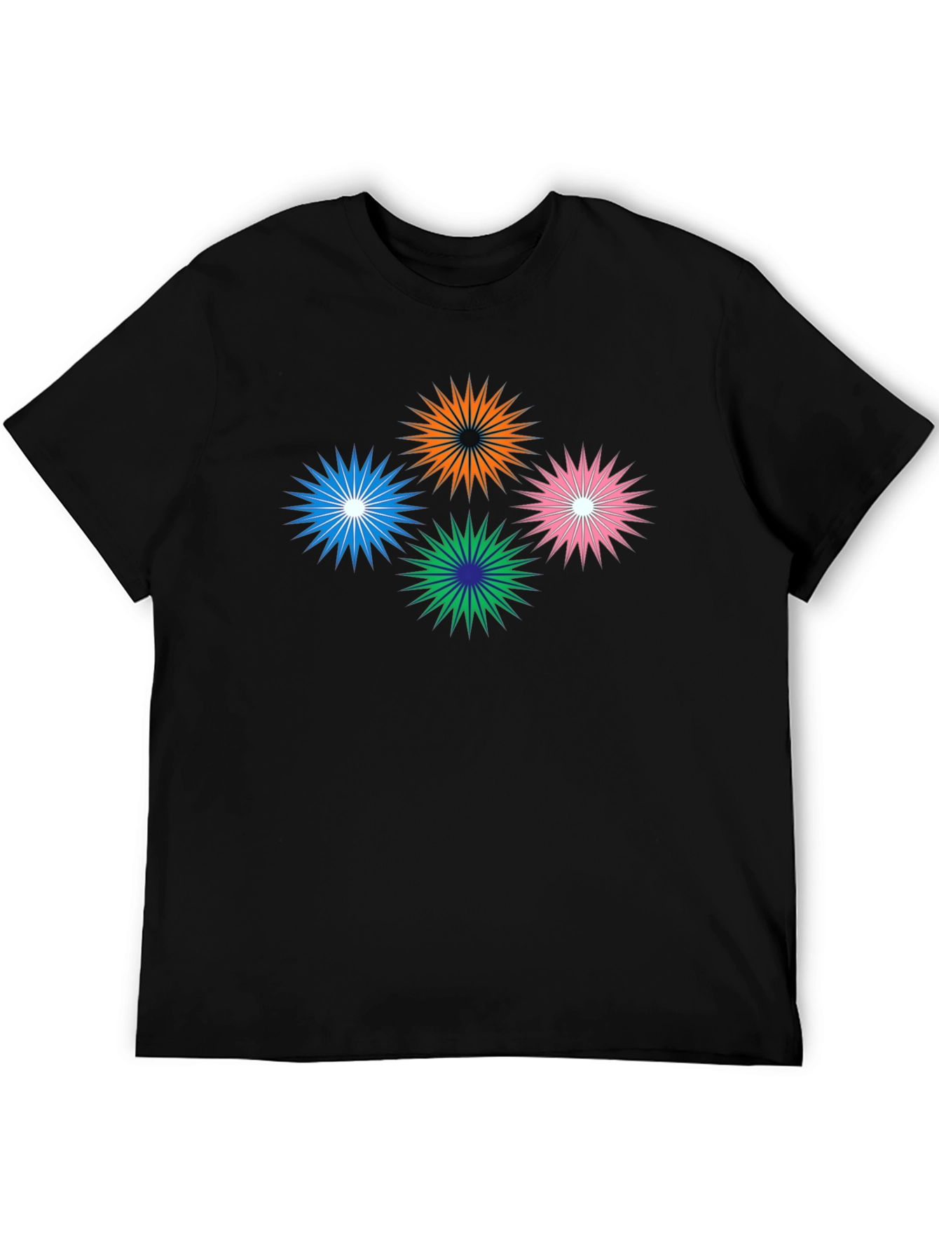 Starburst Graphic Black T-Shirt