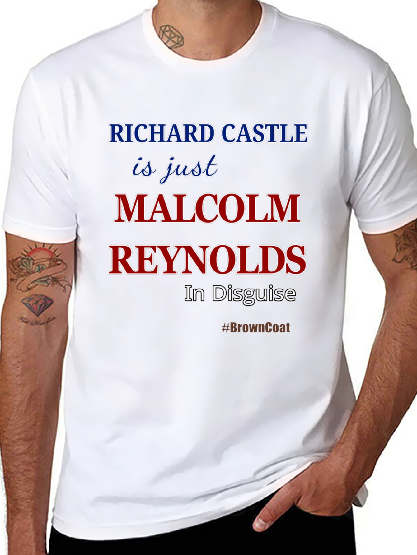 Richard Castle Malcolm Reynolds T-Shirt