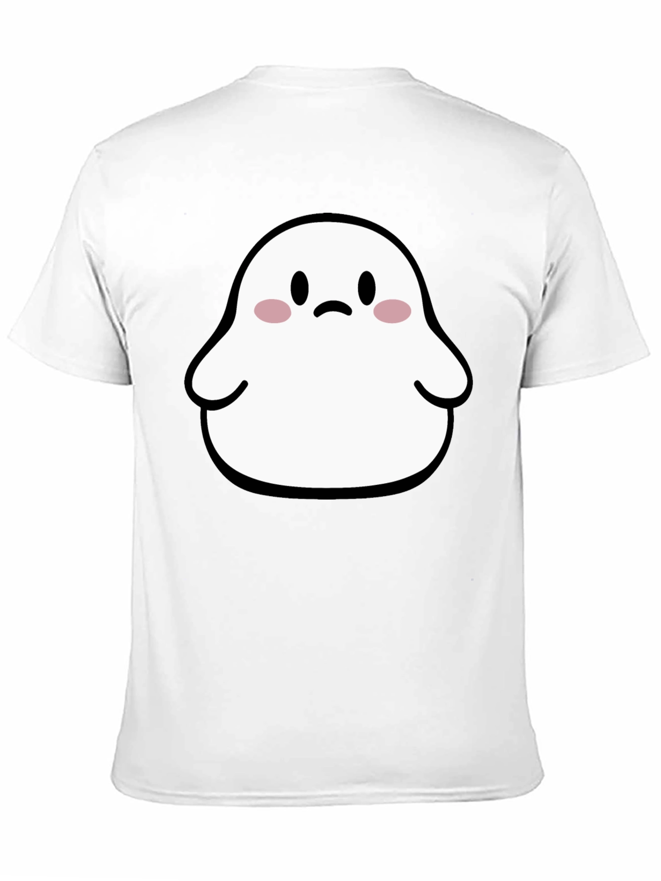 Cute Ghost Graphic T-Shirt - Halloween Apparel