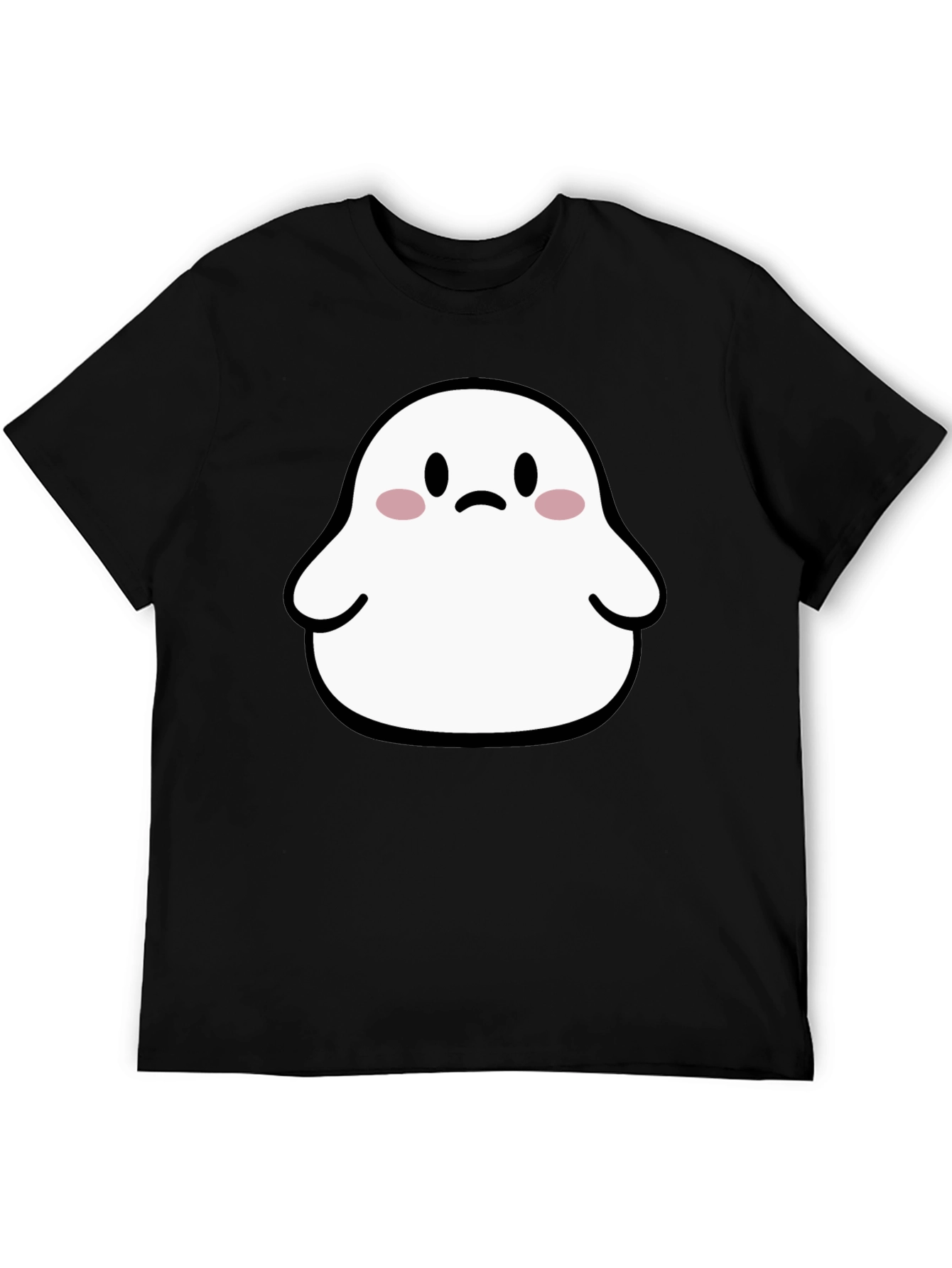 Cute Ghost Graphic T-Shirt - Halloween Apparel