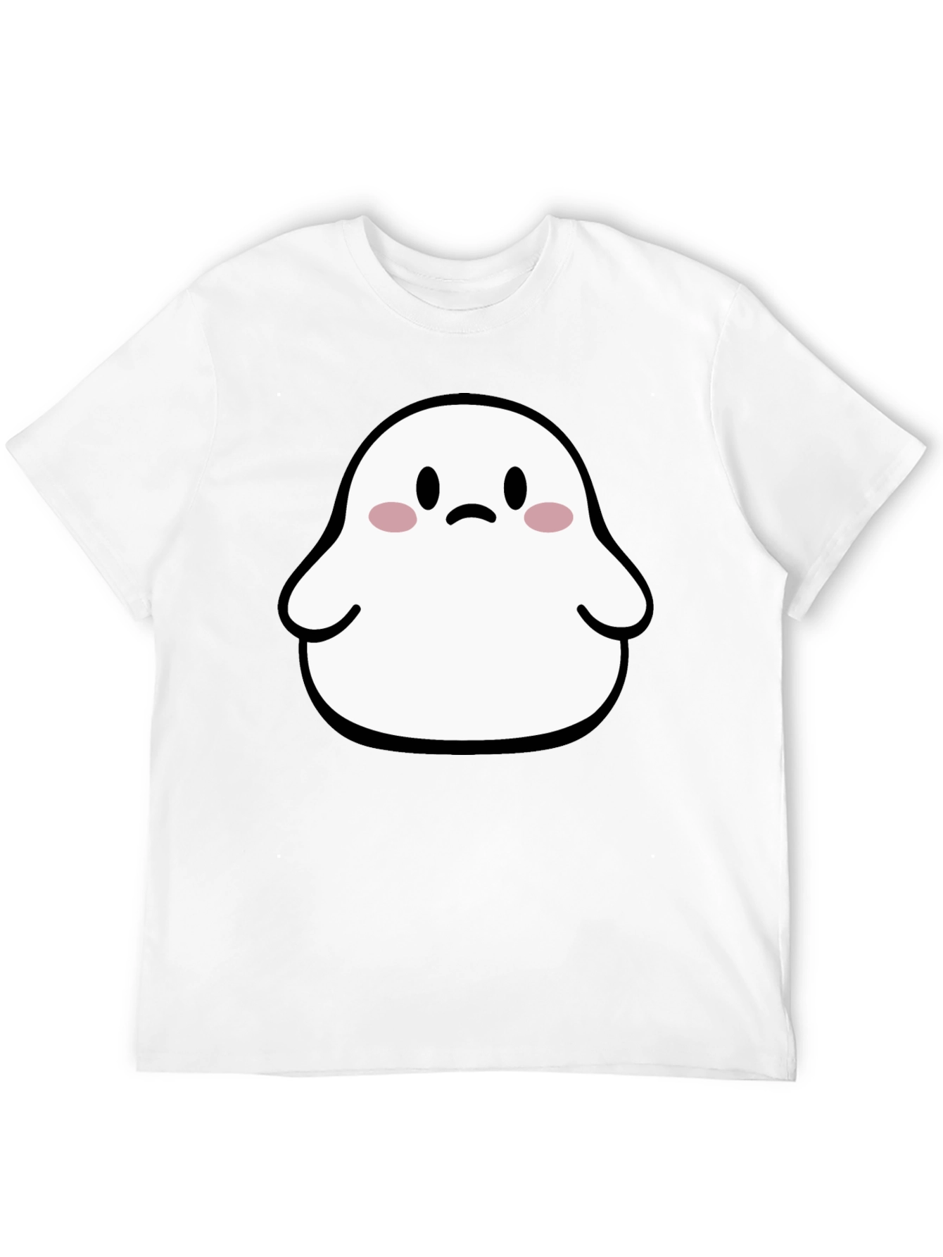 Cute Ghost Graphic T-Shirt - Halloween Apparel