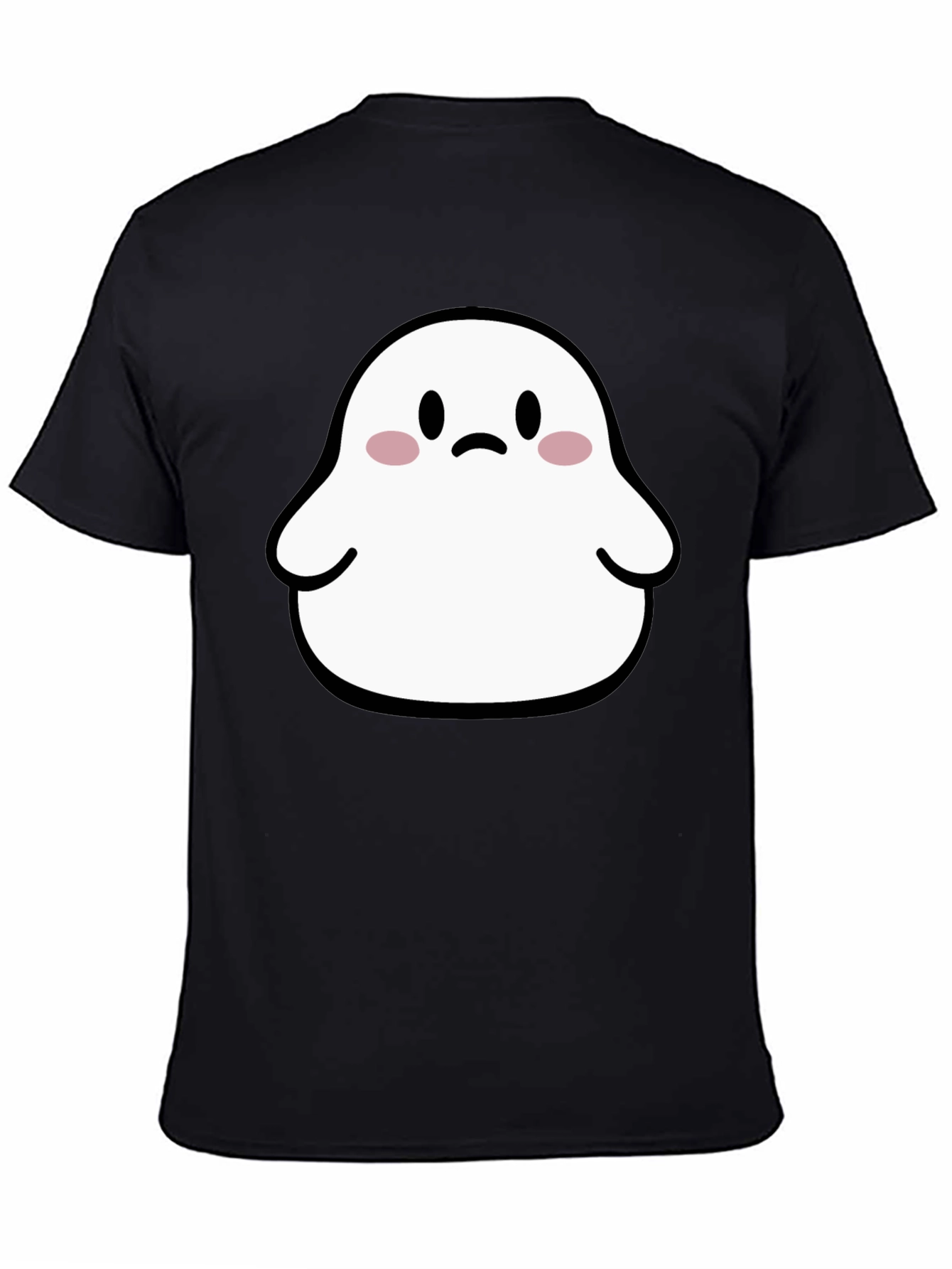 Cute Ghost Graphic T-Shirt - Halloween Apparel
