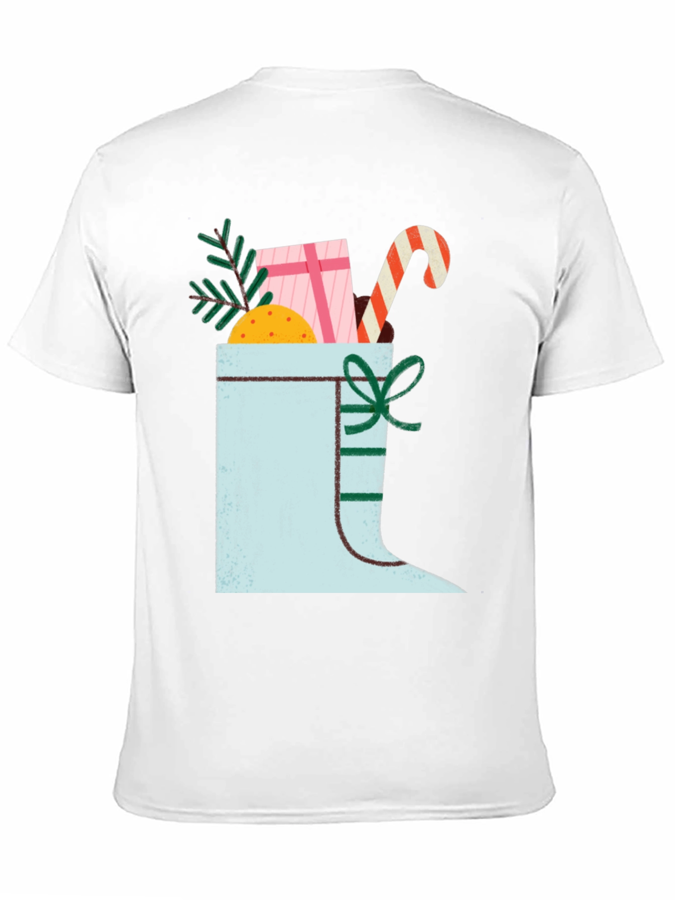 Festive Christmas Boot Graphic Tee