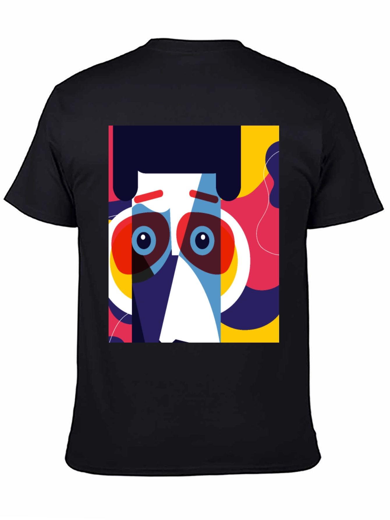 Pop Art Face Graphic T-Shirt