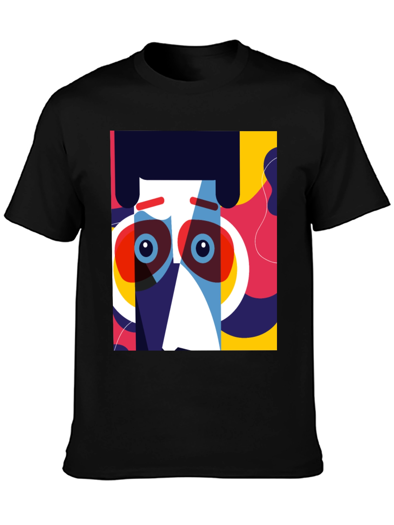 Pop Art Face Graphic T-Shirt