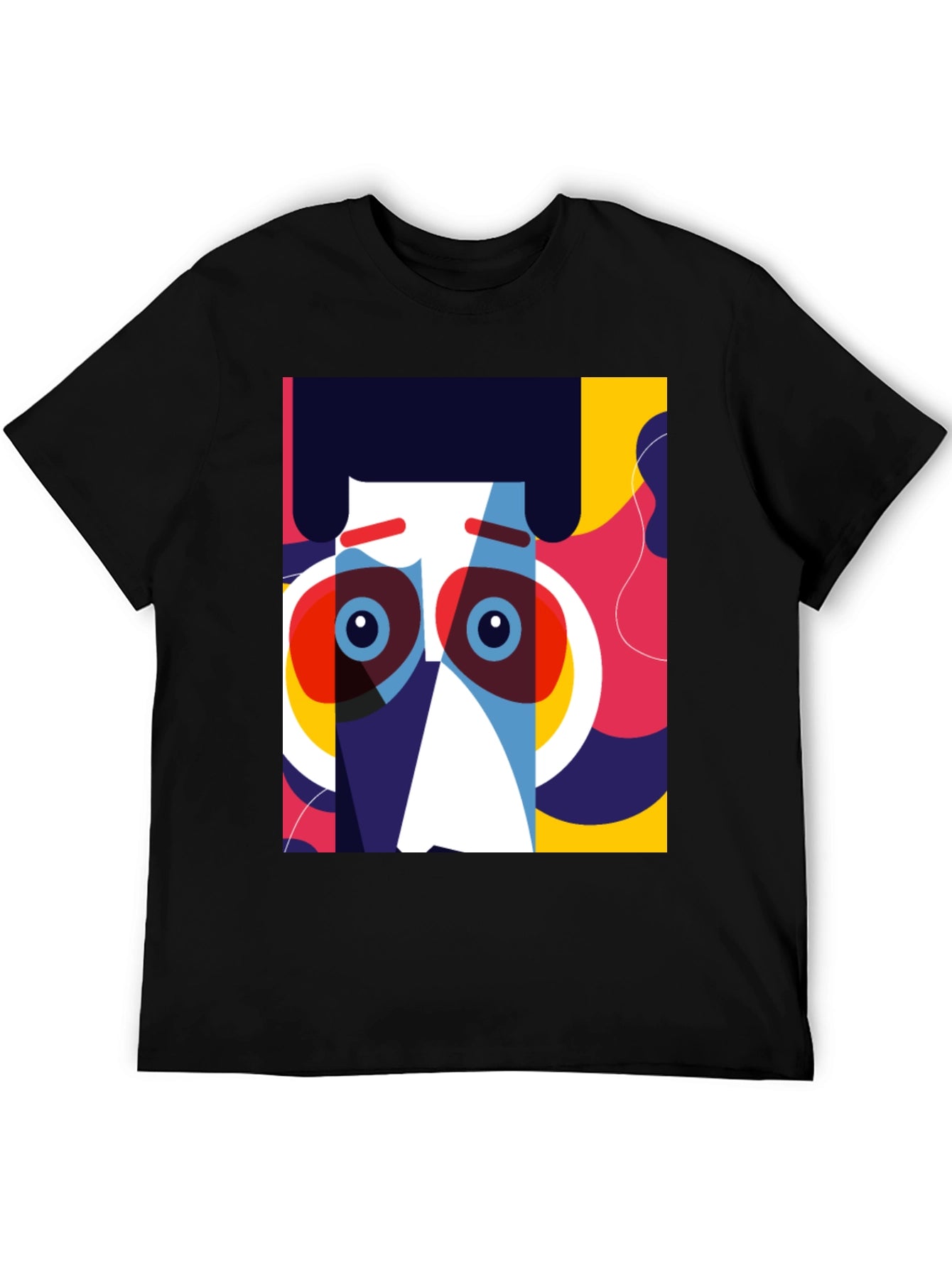 Pop Art Face Graphic T-Shirt