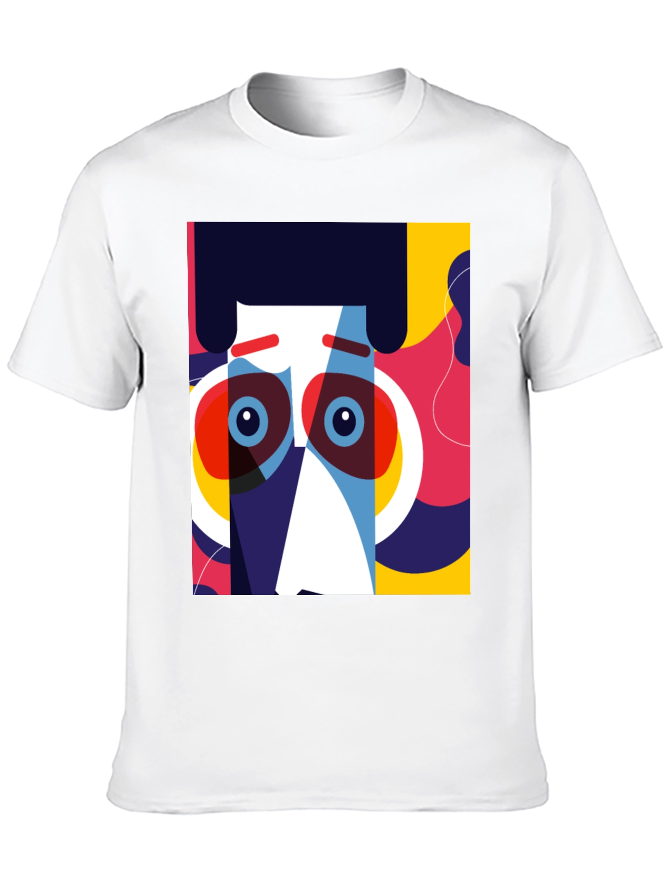 Pop Art Face Graphic T-Shirt
