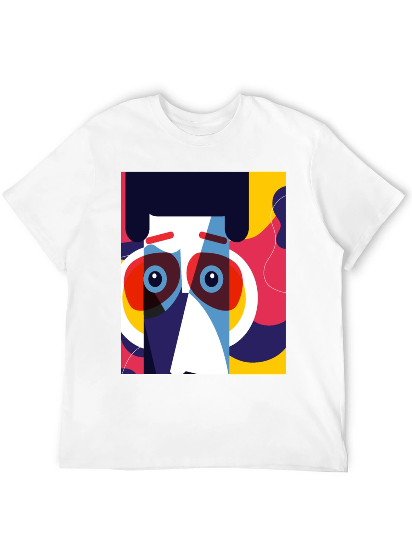 Pop Art Face Graphic T-Shirt