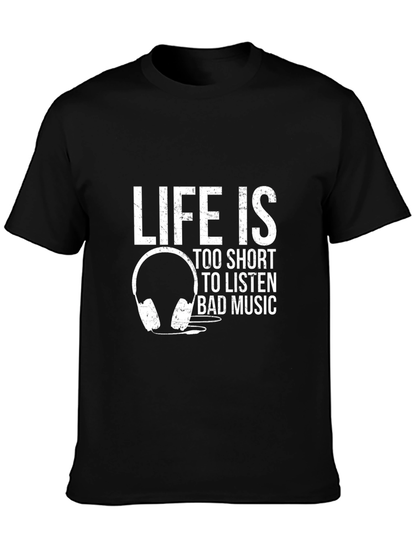 Life is Too Short Music Graphic Tee