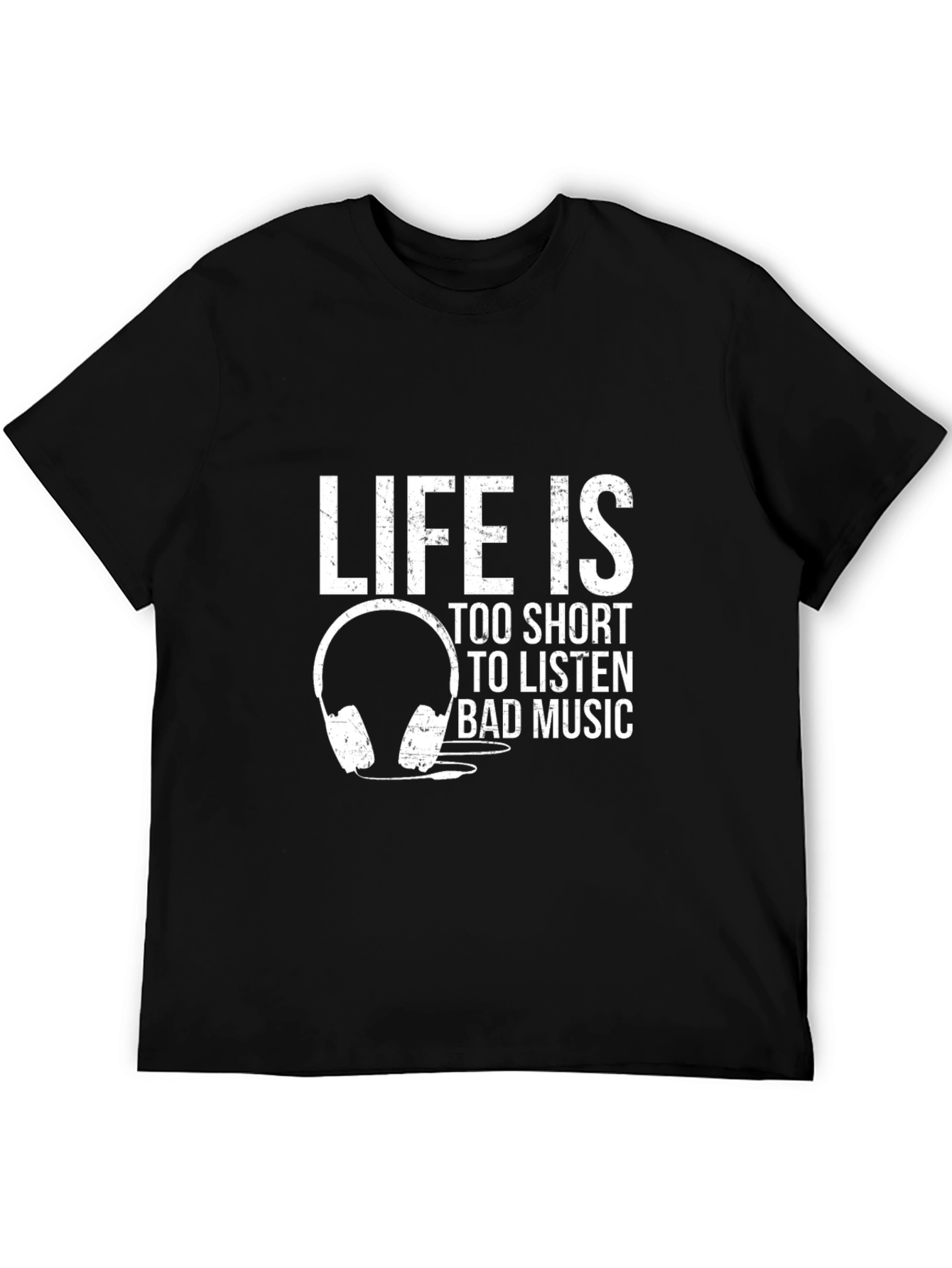 Life is Too Short Music Graphic Tee