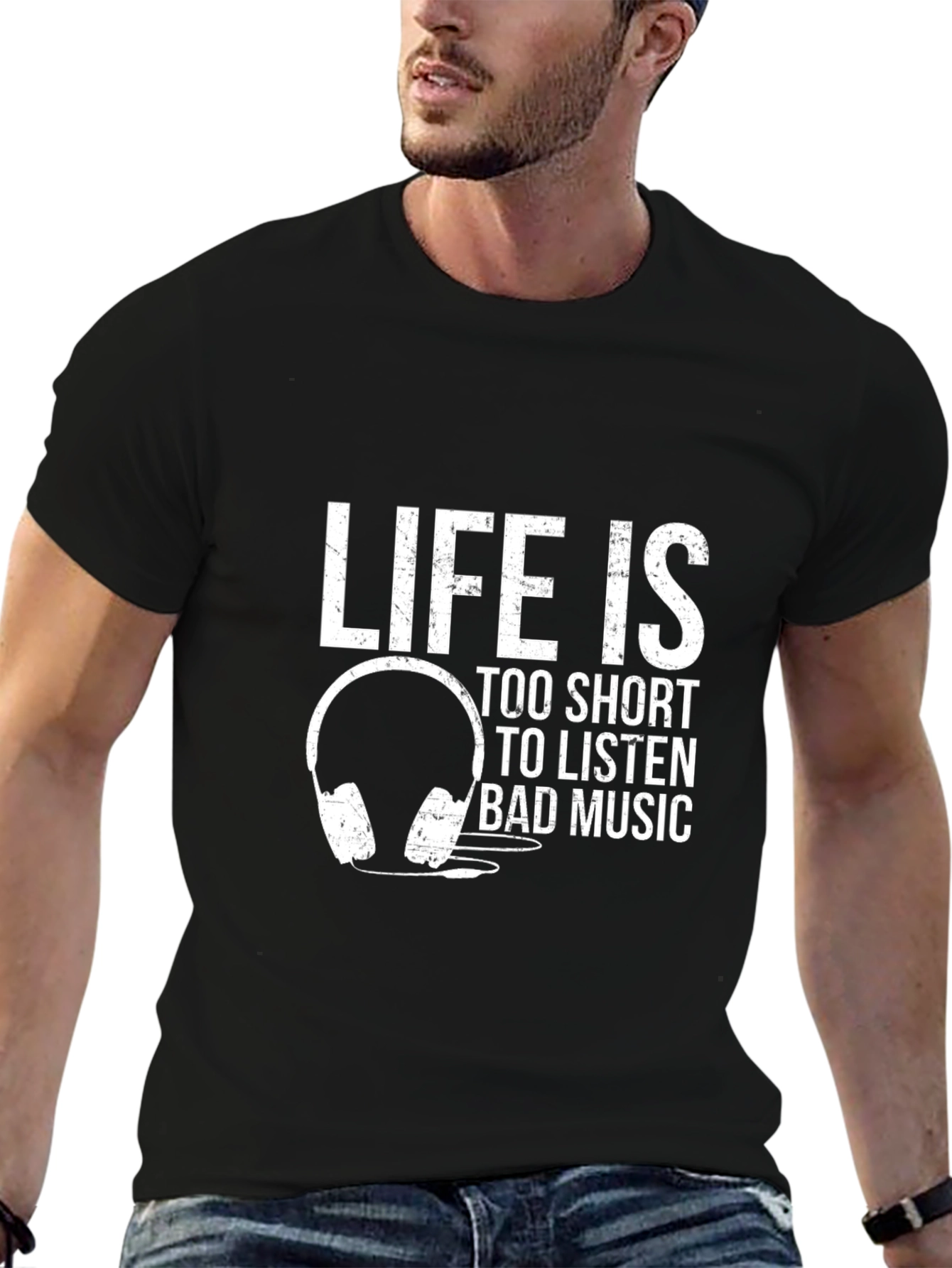 Life is Too Short Music Graphic Tee