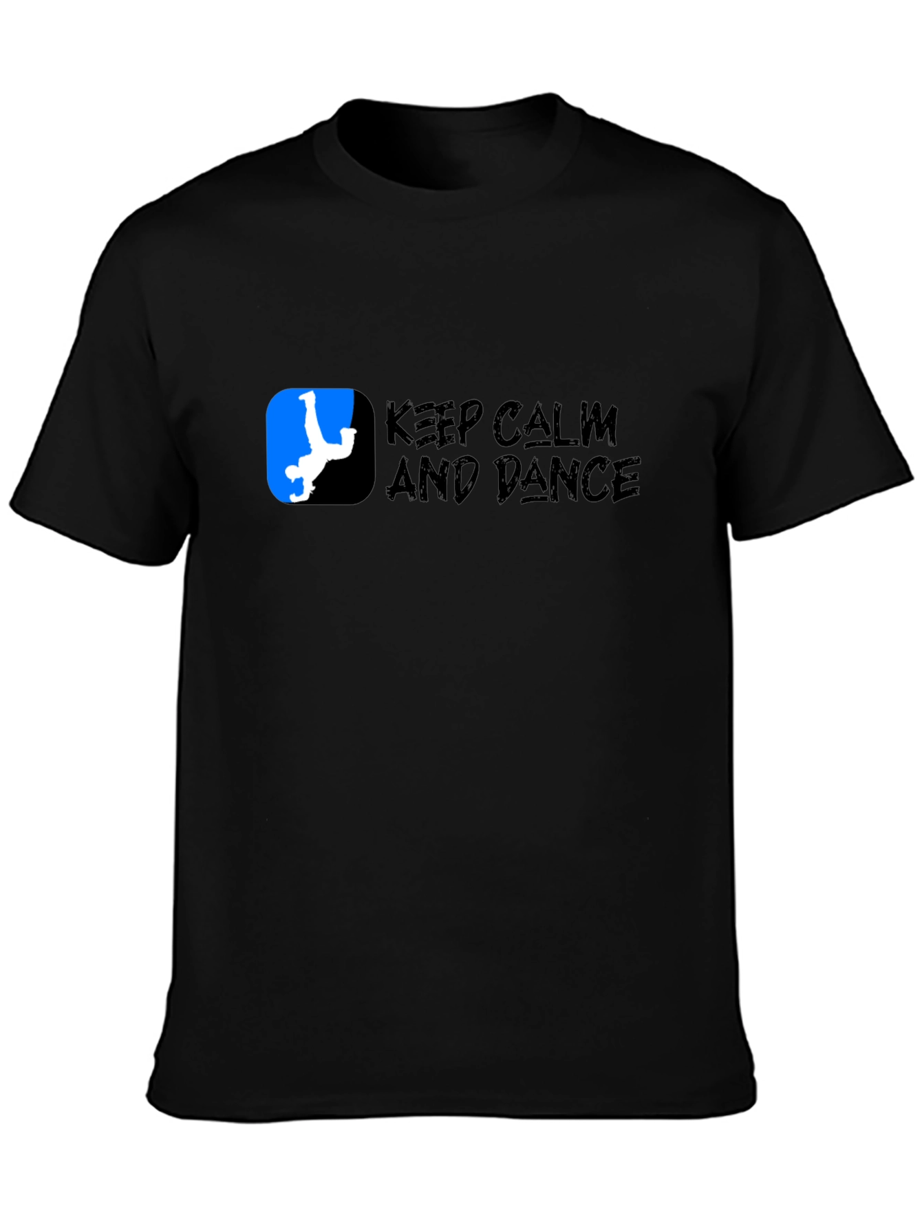 Keep Calm and Dance Black T-Shirt