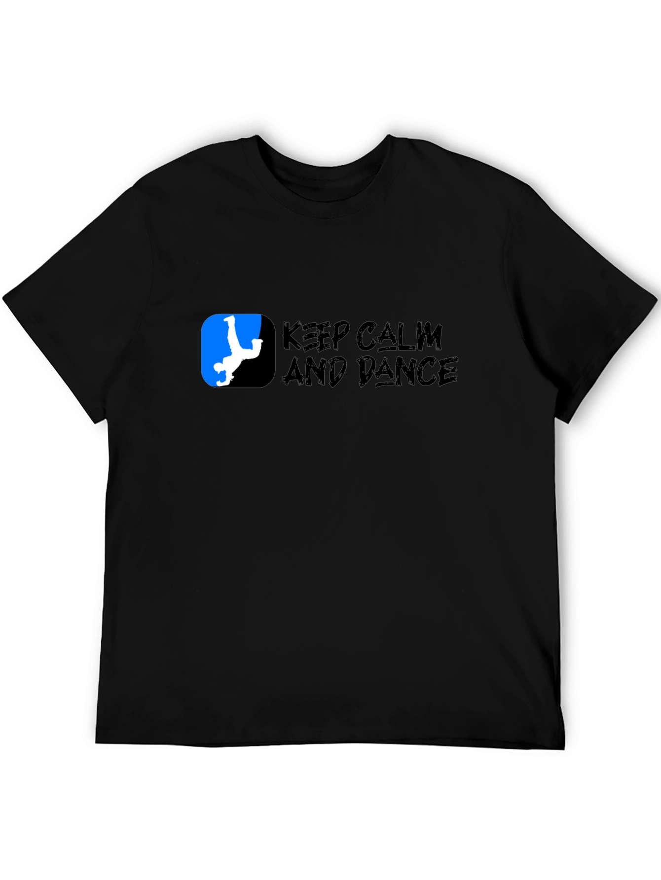 Keep Calm and Dance Black T-Shirt