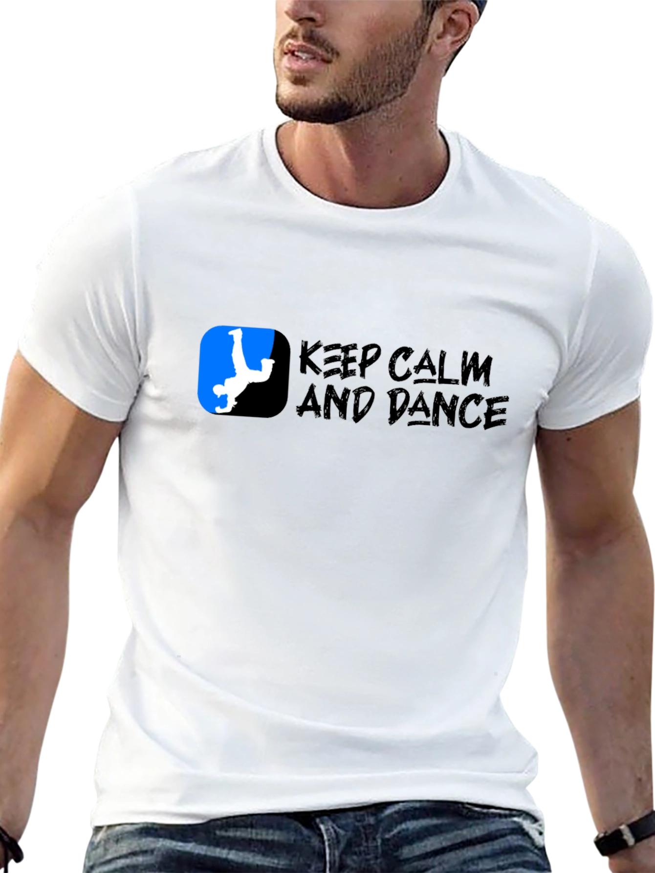 Keep Calm and Dance Black T-Shirt