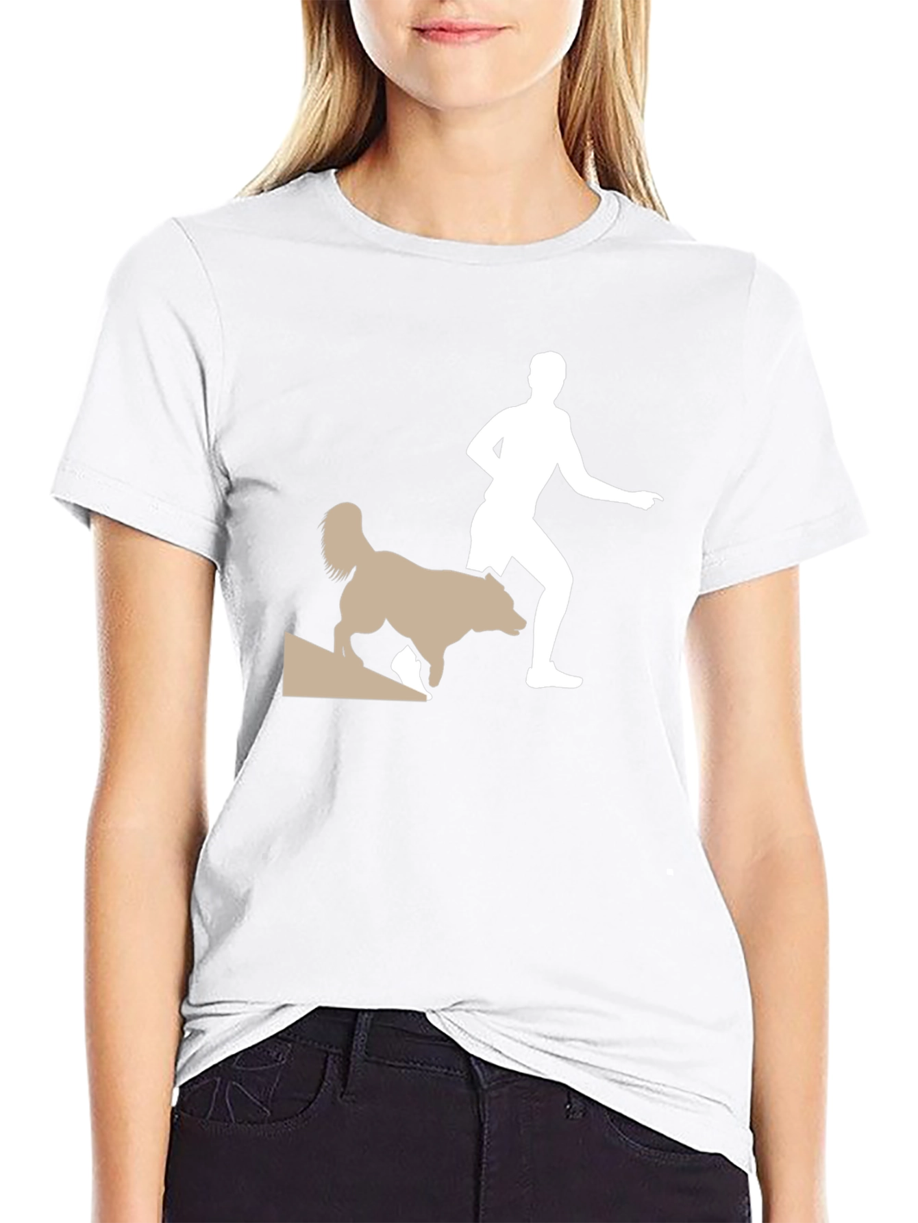 Trail Running Shirt - Man & Dog Adventure Tee