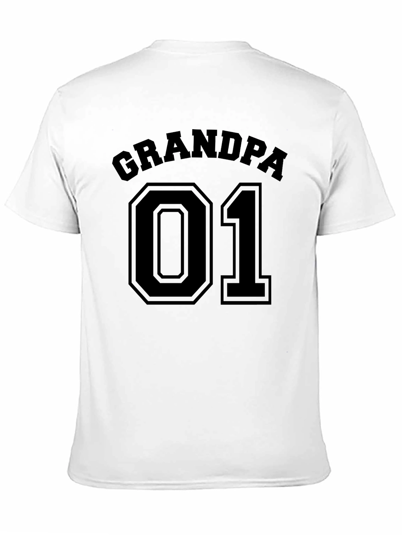 Grandpa 01 T-Shirt - Black Graphic Tee