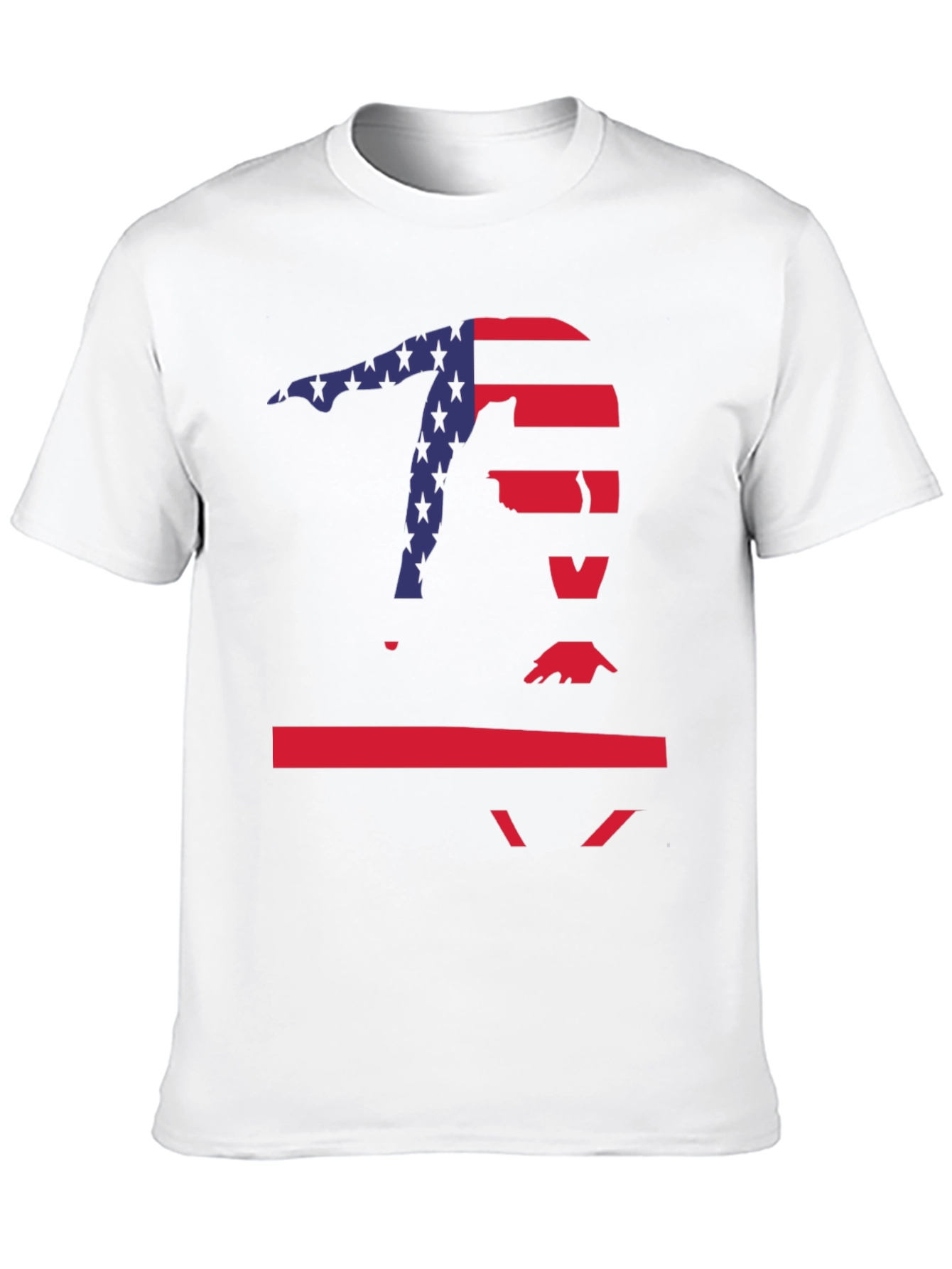 Gymnast USA Flag T-Shirt