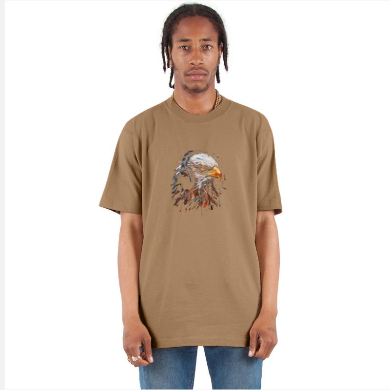 Eagle Headphone Animal Illustration