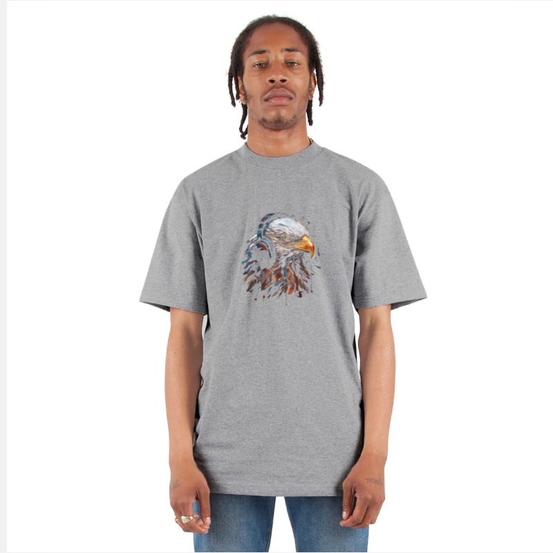 Eagle Headphone Animal Illustration