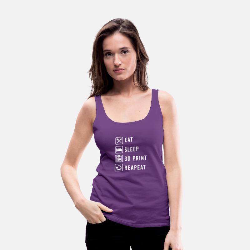 Eat Sleep 3D Print Repeat 3D Printing - Gift Idea