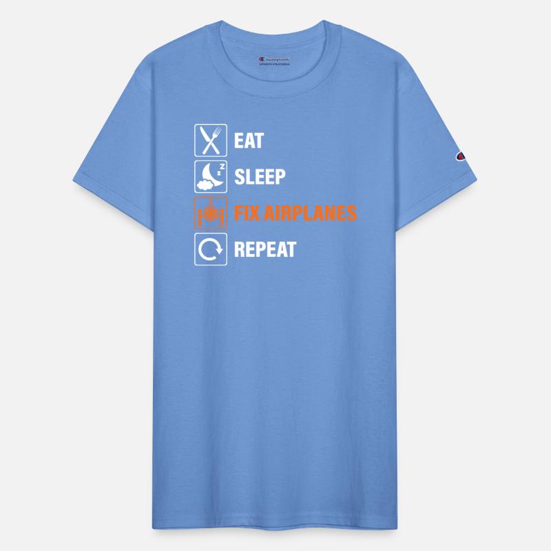 Eat Sleep Fix Airplanes Repeat Aircraft Mechanic