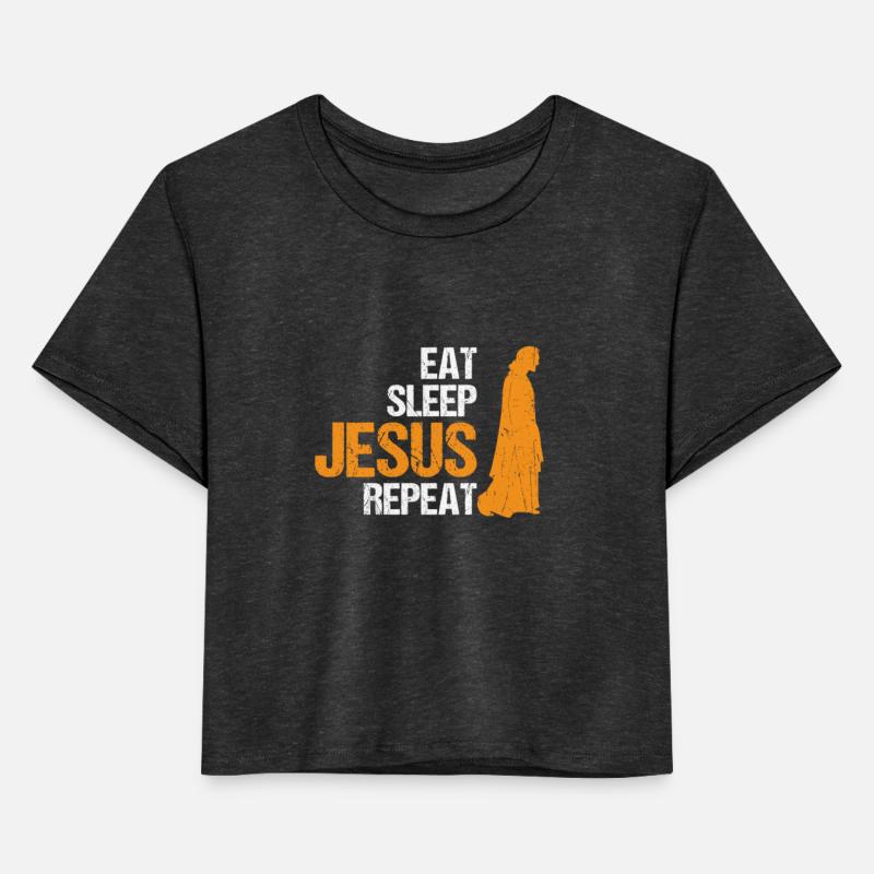 Eat Sleep Jesus Repeat Christian Verse