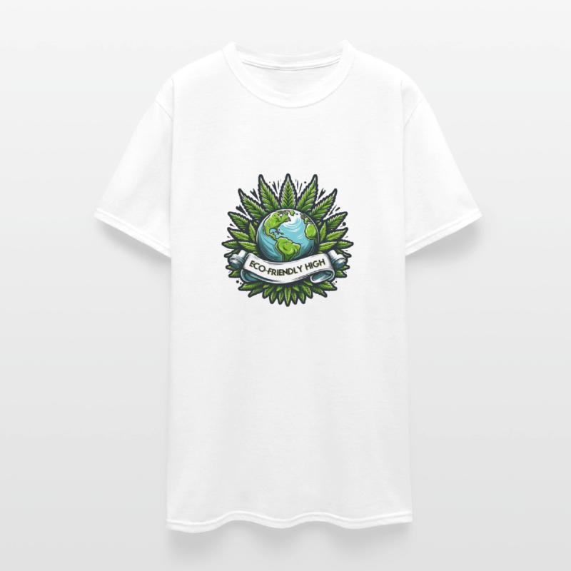 "Eco-Friendly High": Earth & Cannabis Unity Tee