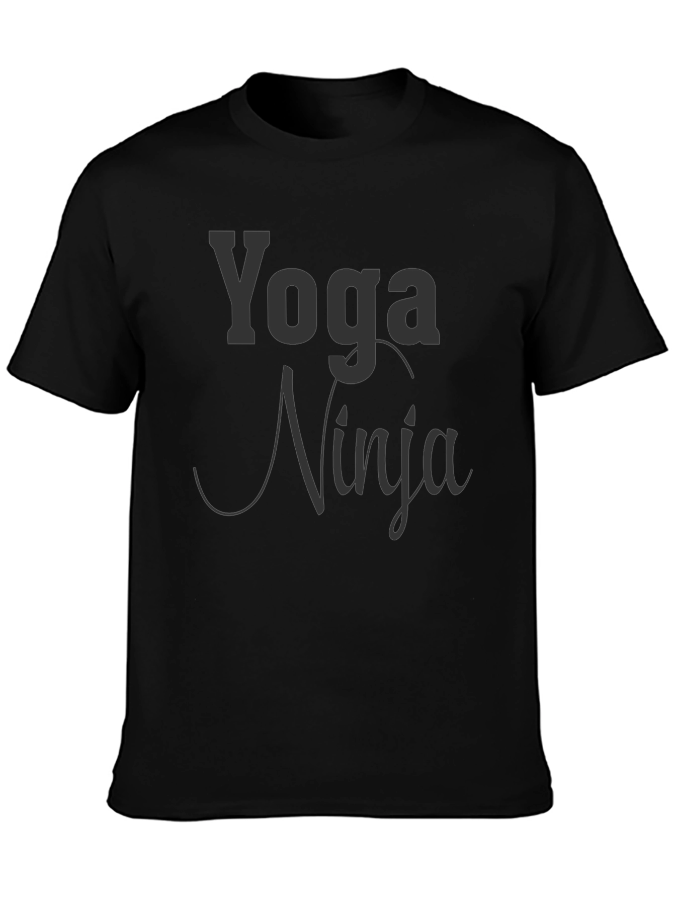 Yoga Ninja T-Shirt - Black Graphic Tee