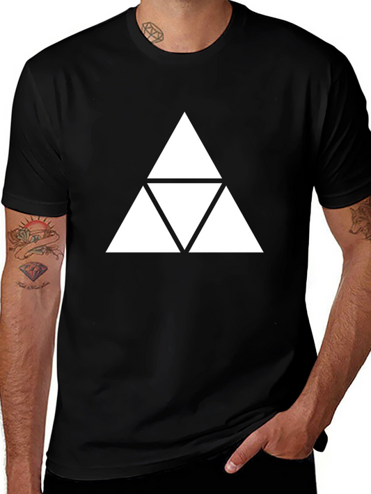 Triforce Graphic Tee - Black Zelda Inspired Shirt