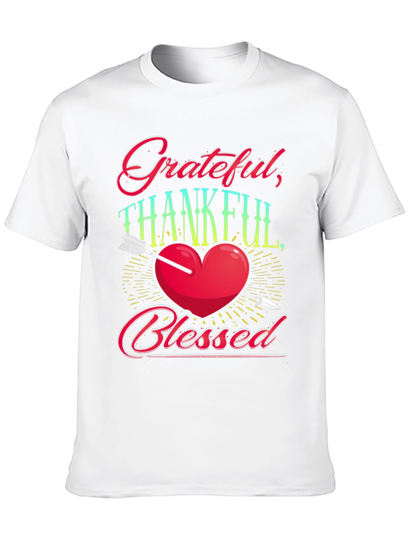 Grateful Thankful Blessed Graphic Tee