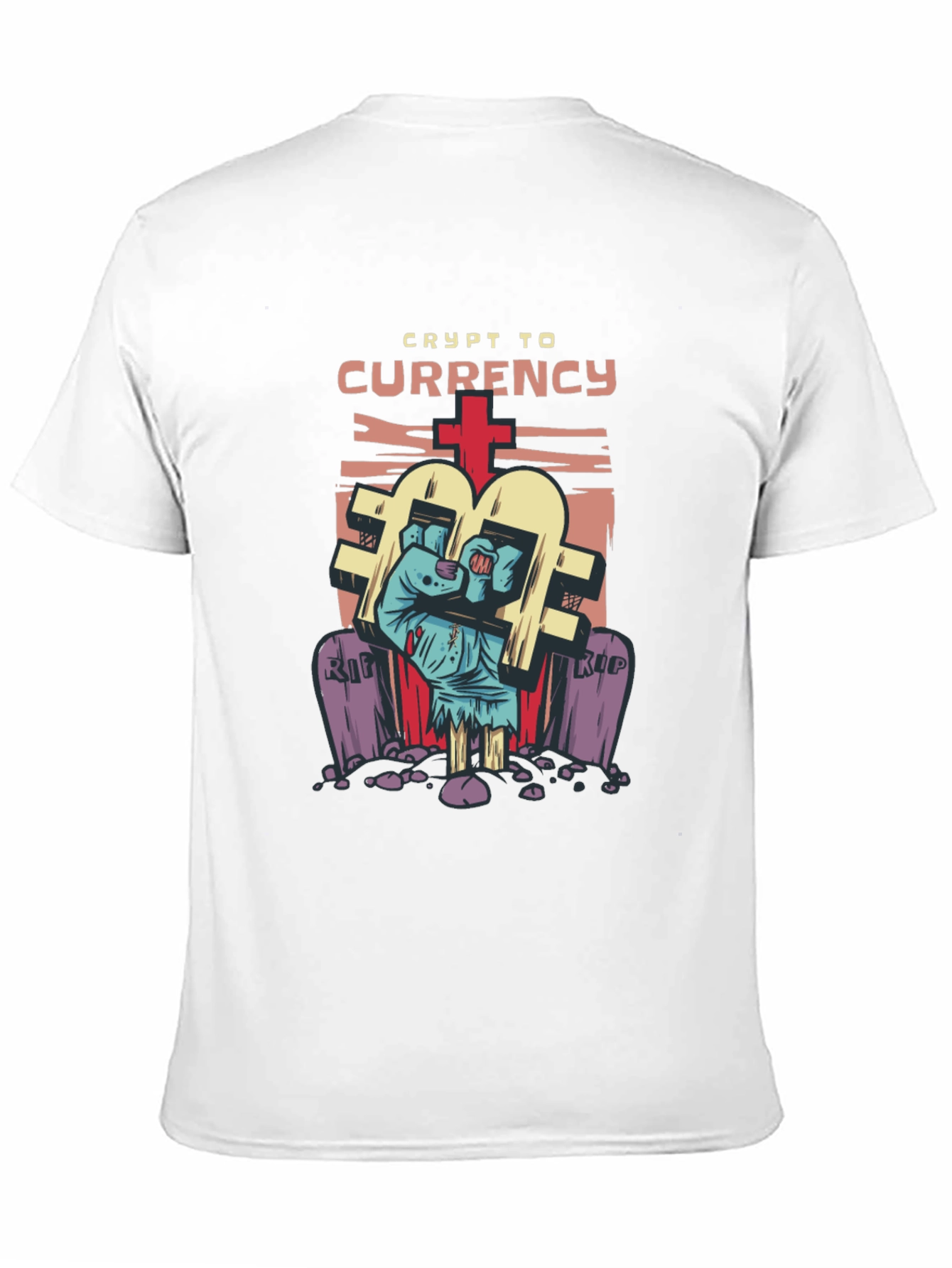 Crypto Currency T-Shirt - Zombie Hand