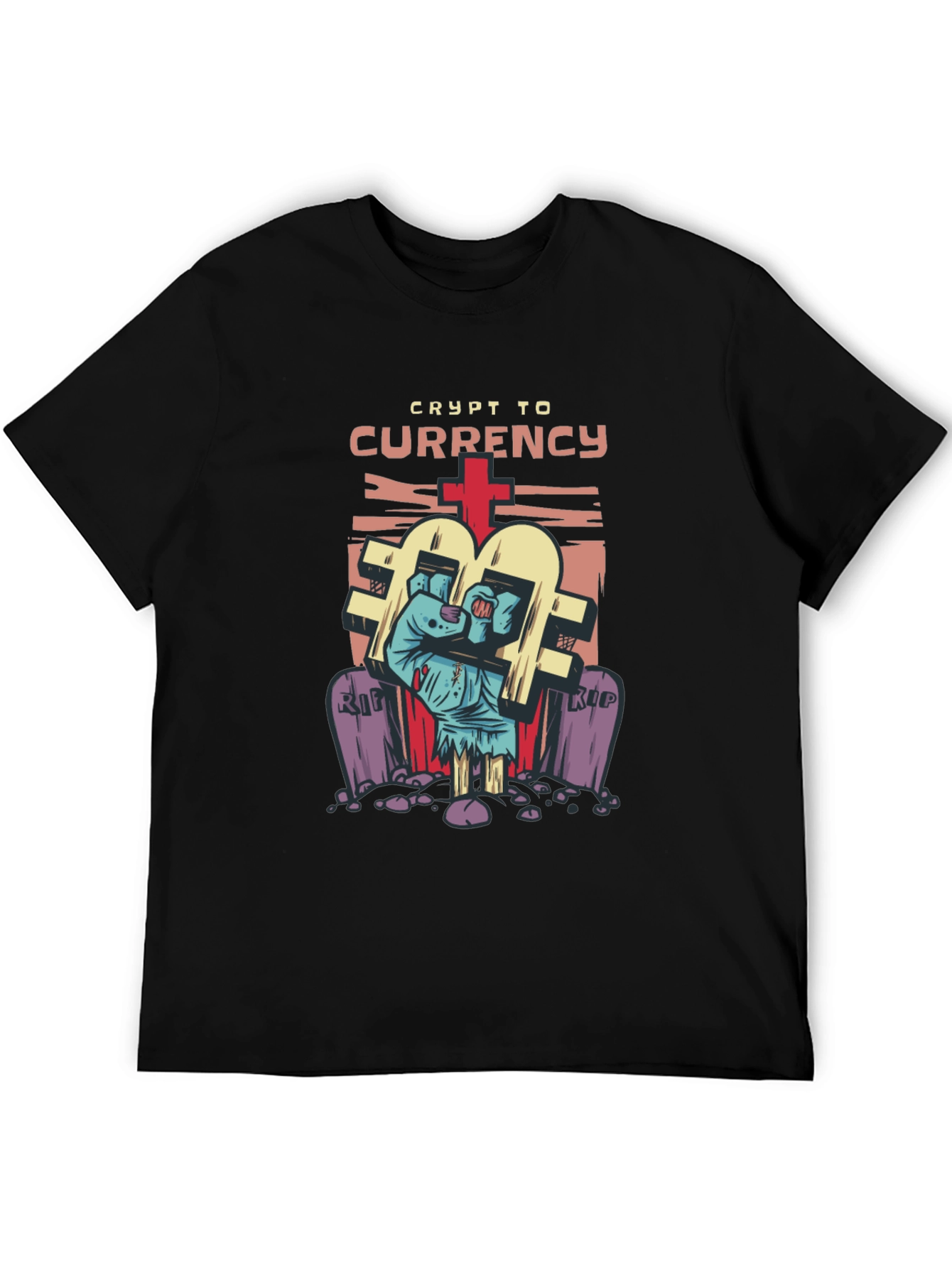 Crypto Currency T-Shirt - Zombie Hand