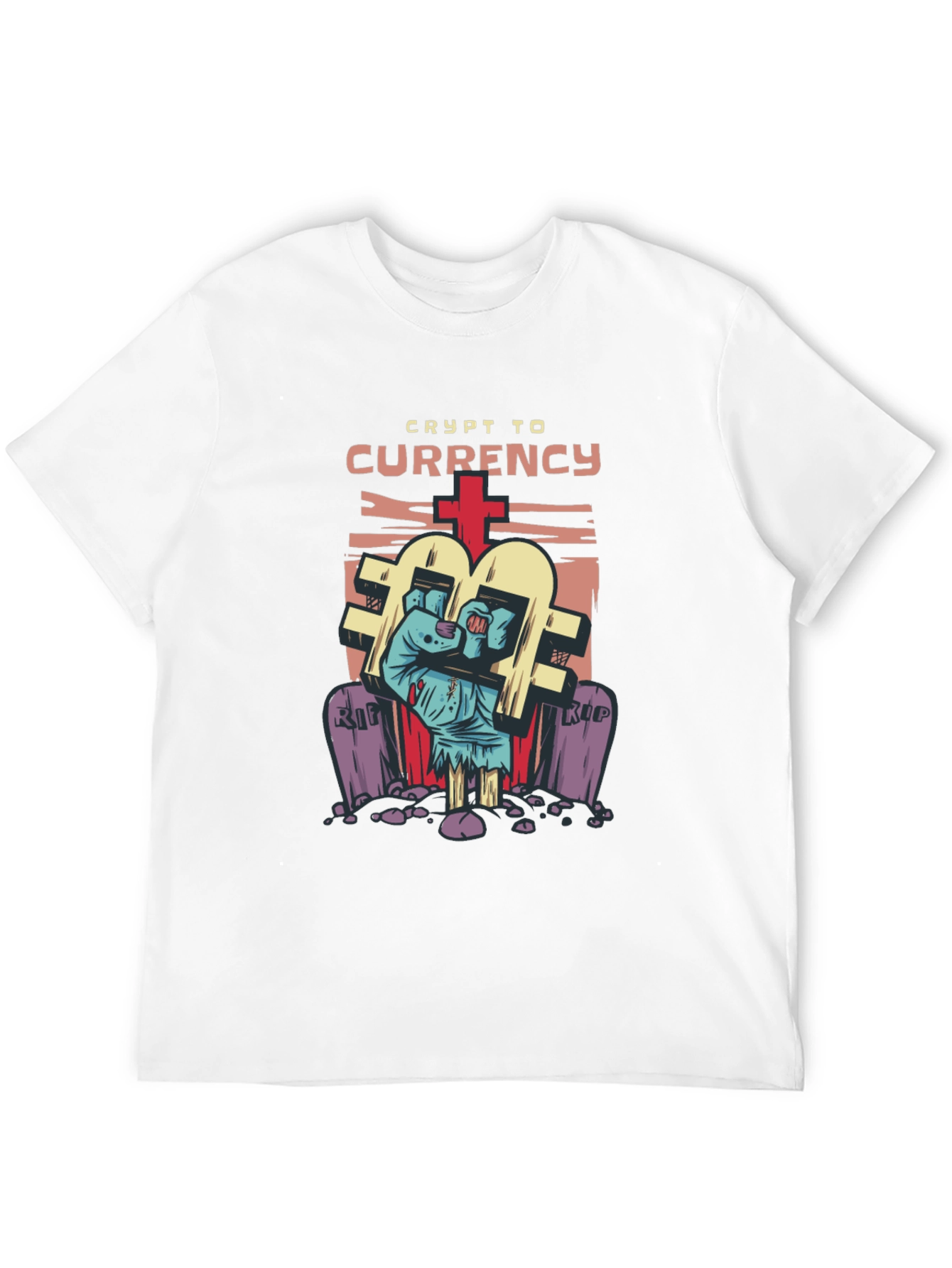 Crypto Currency T-Shirt - Zombie Hand