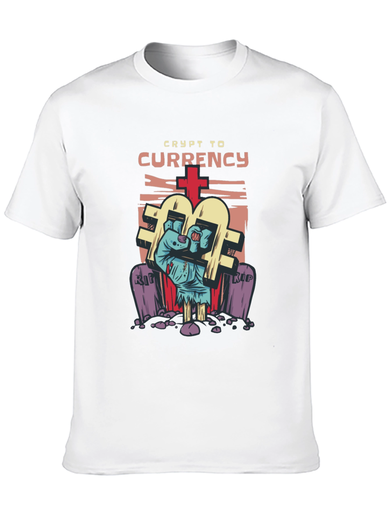 Crypto Currency T-Shirt - Zombie Hand