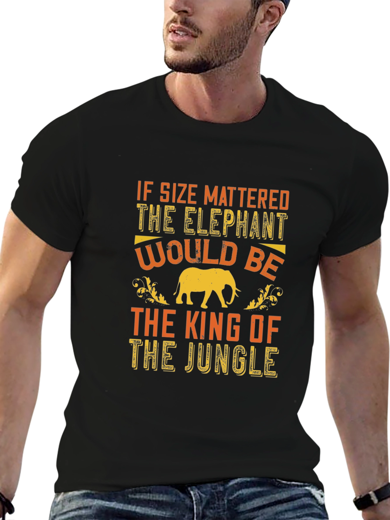 Elephant King of the Jungle T-Shirt