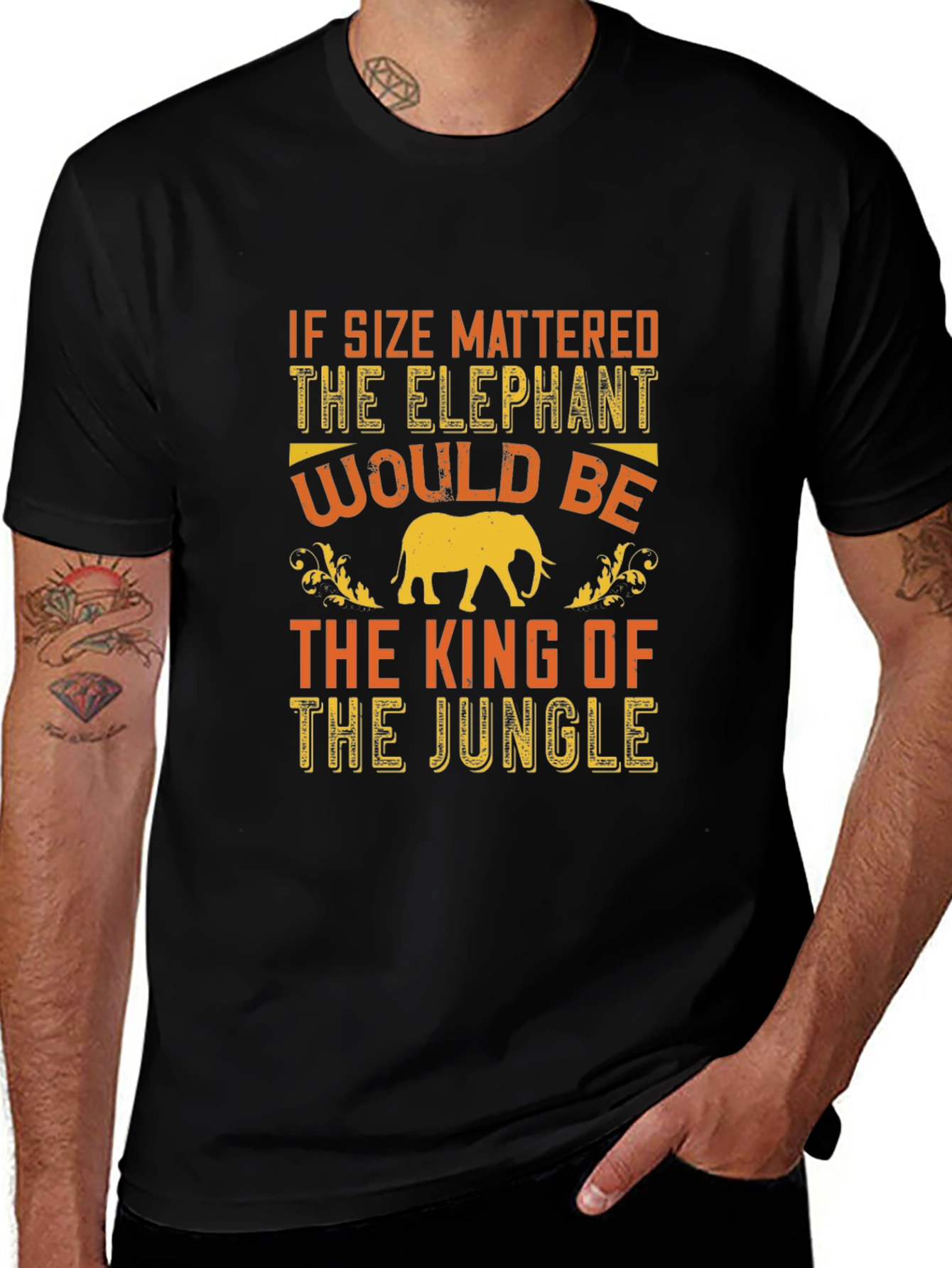 Elephant King of the Jungle T-Shirt