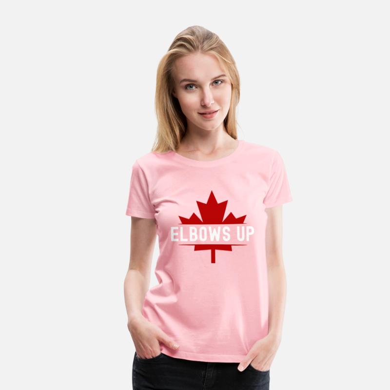 Elbows Up Canada Maple Leaf - Never 51st State