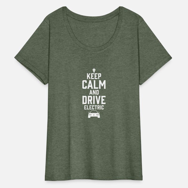 Electric Vehicle Keep Calm And Drive Electric