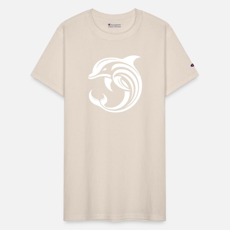 Elegant Dolphin Jump With Stylized Design