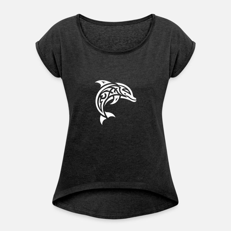 Elegant Jumping Tattoo Dolphin Porpoise