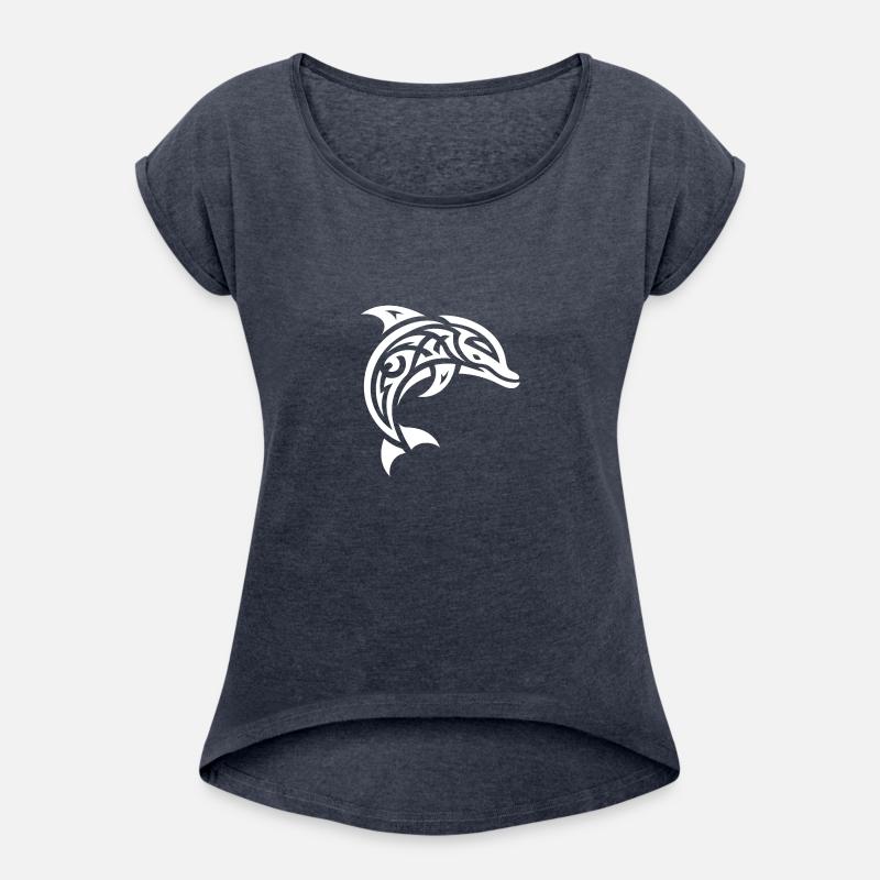 Elegant Jumping Tattoo Dolphin Porpoise