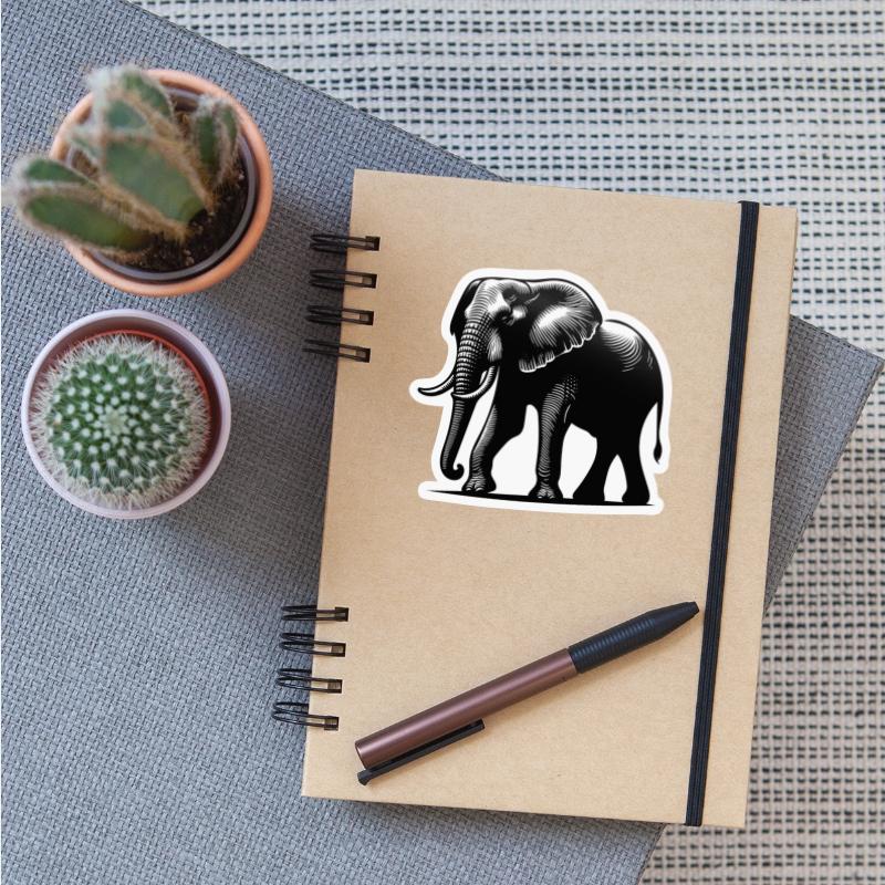 Elephant Portrait - Safari Trunked Animal