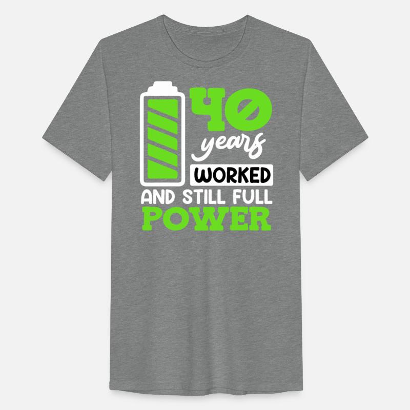 Employee 40 Years Worked Still Full Power