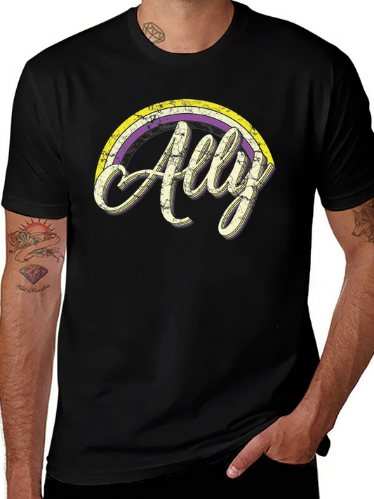 Ally Rainbow Graphic Tee