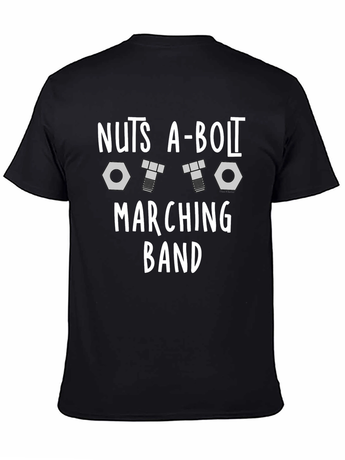 Nuts A-Bolt Marching Band Graphic T-Shirt
